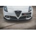 Накладка сплиттер на передний бампер на Alfa Romeo Giulietta рестайл